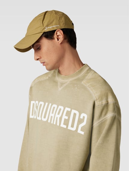 Dsquared2 Sweatshirt met labelprint Lichtgrijs - 3