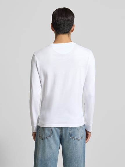 Scotch & Soda Longsleeve mit gerippten Abschlüssen Weiss 5