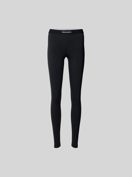 Legging met elastische band met logo Shop The Look MANNEQUINE