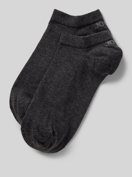 JOOP! COLLECTION Sneakersocken mit Label-Print Anthrazit Melange 1
