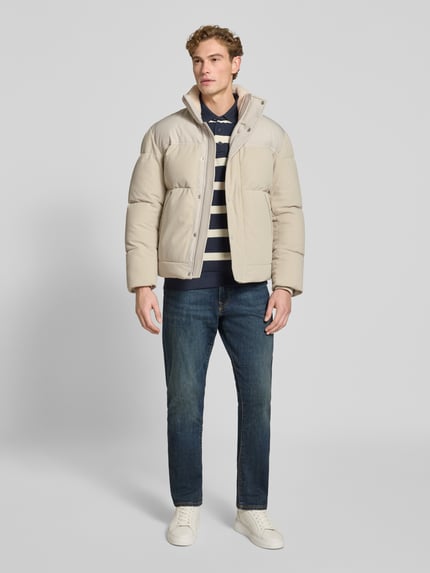 BOSS Orange Regular Fit Steppjacke mit Label-Patch Modell 'Ocord' Beige 1