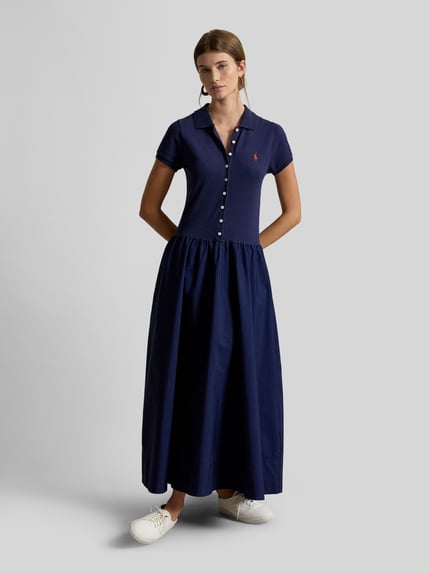 Polo Ralph Lauren Freizeitkleid aus Baumwoll-Mix mit Polokragen Marine 4
