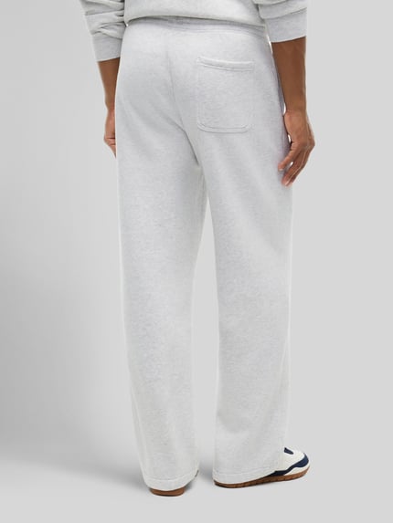 Tommy Jeans Regular Fit Sweatpants aus Baumwoll-Mix Hellgrau Melange 5