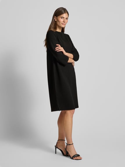 Street One Knielange jurk met structuurmotief BLACK - 1