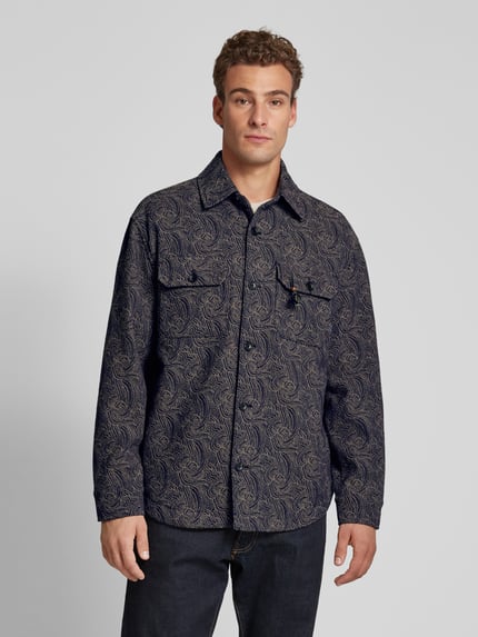 Scotch & Soda Regular Fit Hemdjacke mit Woll-Anteil Multi Stylebop 4