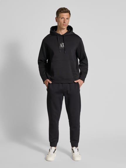 Armani Exchange Sweatpants mit elastischem Bund Black 1