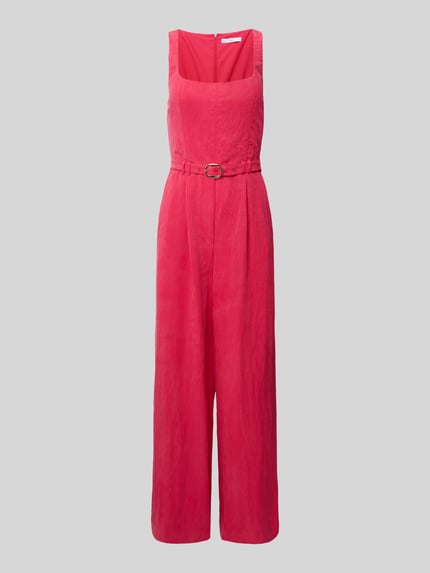 MANGO Jumpsuit mit Taillengürtel Modell 'LIONELA' Rot 2