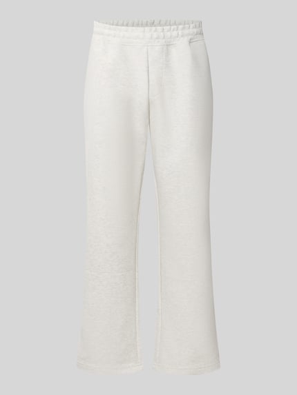 Straight Fit Sweatpants mit elastischem Bund Shop The Look MANNEQUINE
