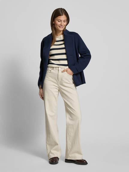Weekend Max Mara Gebreide pullover met knoopsluiting, model 'VIBO' Offwhite - 1