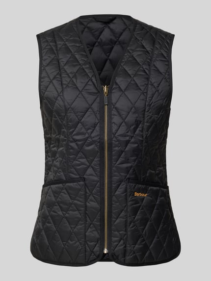 Barbour Regular Fit Weste mit V-Ausschnitt Modell 'BETTY' Black 2
