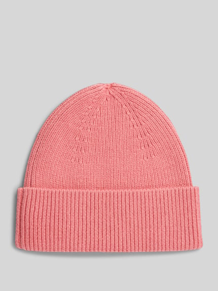 Tommy Hilfiger Mütze aus Baumwoll-Mix mit Woll-Anteil Altrosa 3
