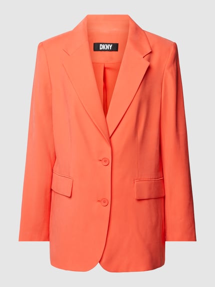 DKNY Blazer mit Pattentaschen Modell 'FROSTED' Koralle 2