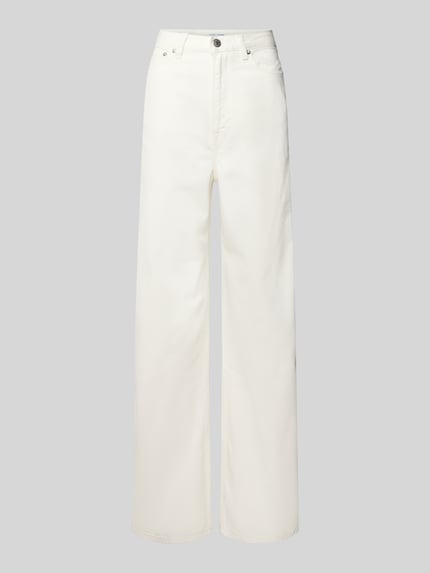 Jeansy z szeroką nogawką model ‘REBECCA’ Shop The Look MANNEQUINE