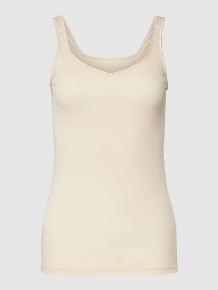 Mey Trägertop in unifarbenem Design Beige 1