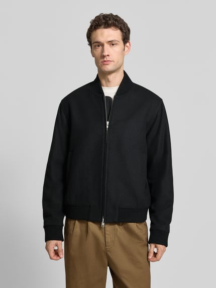 AllSaints Blouson aus Woll-Mix Modell 'DECEIT' Black 4