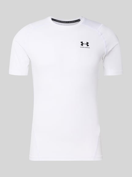 T-shirt z o kroju slim fit z nadrukiem z logo Shop The Look MANNEQUINE