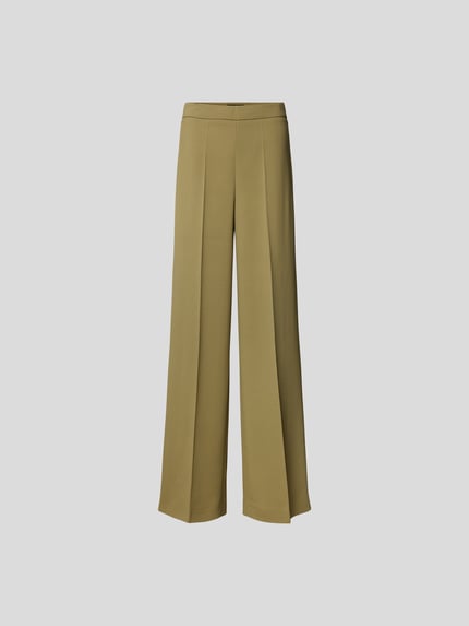 Joseph Stoffen broek met persplooien Olijfgroen - 2