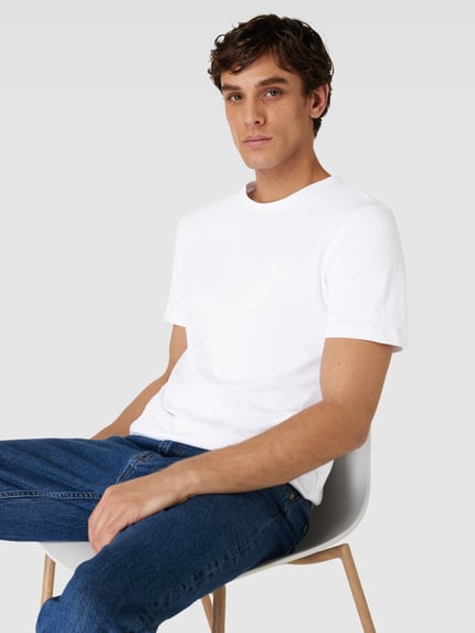 BOSS Orange T-shirt z nadrukiem z logo model ‘Tales’ Biały 3
