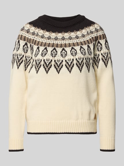 Dale of Norway Norwegerpullover aus Wolle Modell 'SULA' Offwhite 2