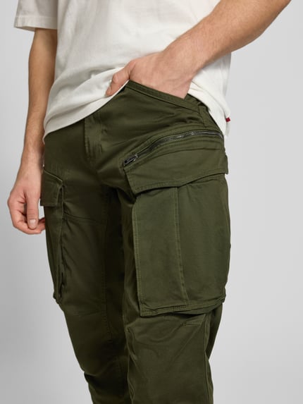 G-Star RAW Regular Tapered Fit Cargohose mit Reißverschlusstasche Oliv 3