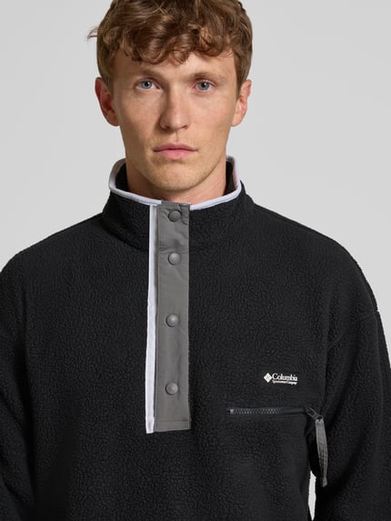 Columbia Sweatshirt mit Stehkragen Black 3