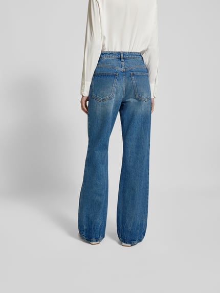 Rabanne flared jeans met 5-pocketmodel Jeansblauw - 5