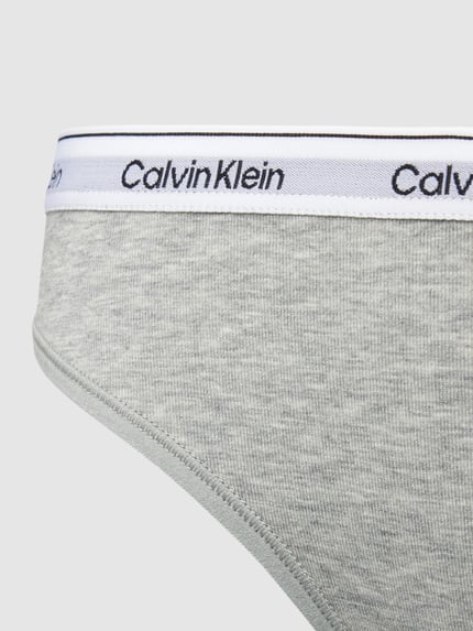 Calvin Klein Underwear Slip in effen design Lichtgrijs - 2