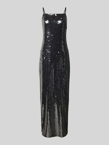 Forever New Abendkleid mit Paillettenbesatz Hellgrau 2