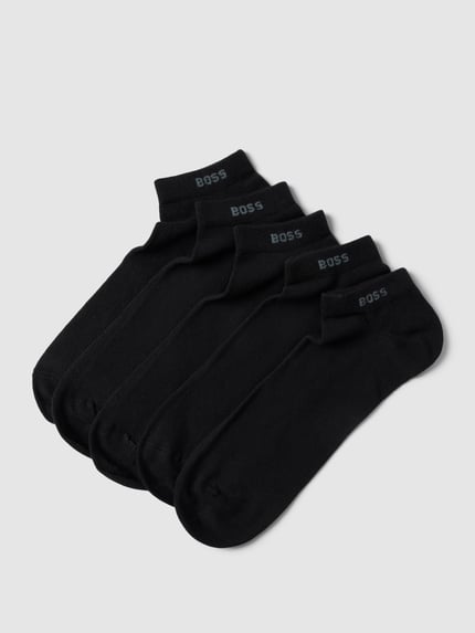 BOSS Sneakersocken mit Label-Detail im 5er-Pack Black 1
