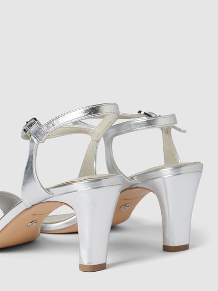 Tamaris Sandalette mit breiter Schaftbrücke Silber 2