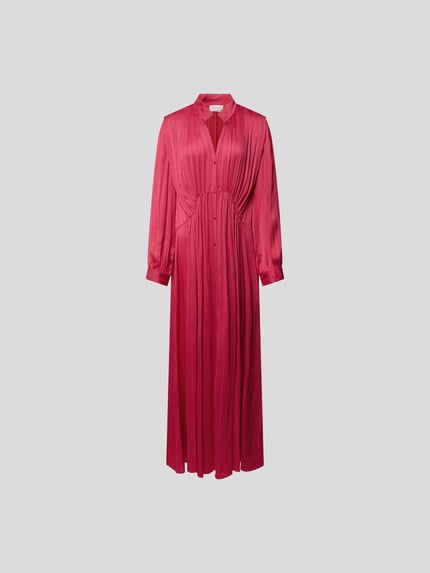 Forte Forte Maxi-jurk met zijdedeel Rood - 2