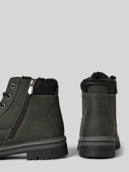 Tom Tailor Boots aus wasserabweisendem Material Modell 'NAIKA' Anthrazit 2