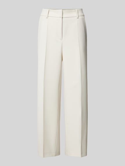 CAMBIO Straight leg stoffen broek met verkort model, model 'CALIFORNIA' Zand - 2