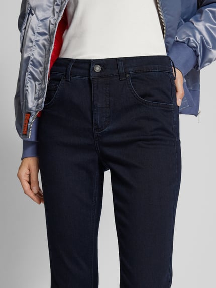 ANGELS Bootcut jeans in 5-pocketmodel, model 'LENI' Donkerblauw - 3