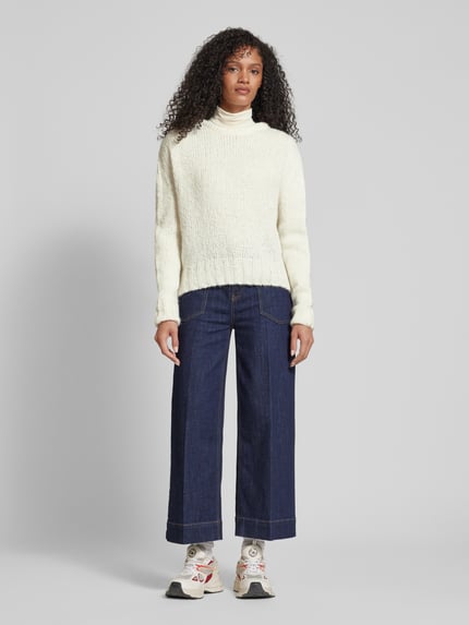 Rich & Royal Strickpullover mit Woll-Anteil Offwhite 1