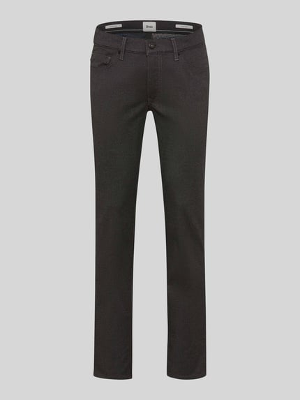 Brax Regular Fit Chino aus Baumwoll-Mix mit Viskose-Anteil Modell 'Wool Look Flex' Anthrazit 2