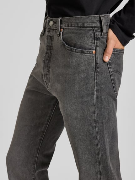 Levi's® Straight fit jeans, model '501' Jeansblauw - 3