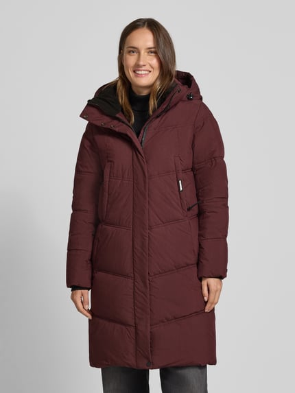 khujo Puffer Jacket mit Kapuze Modell 'Graya' Bordeaux 4