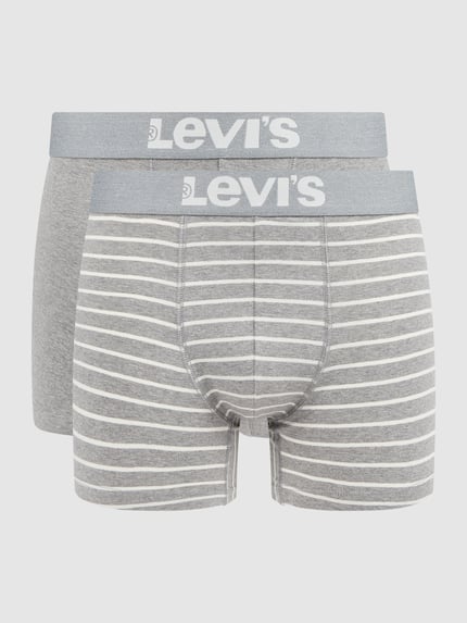 Levi's® Trunks mit Stretch-Anteil im 2er-Pack Mittelgrau 1
