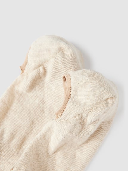FALKE Skarpetki stopki z detalem z logo model ‘Step Medium Cut’ Piaskowy 2