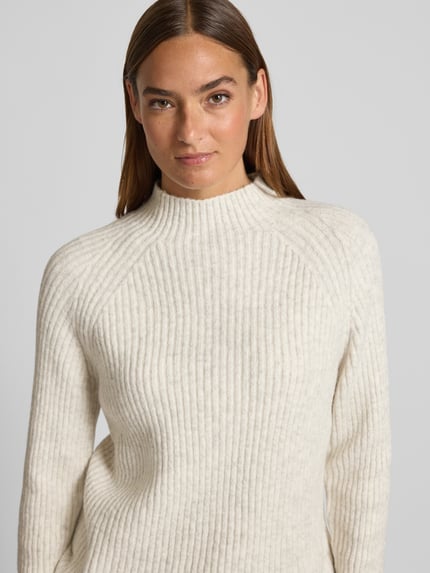 Tom Tailor Denim Regular Fit Strickpullover mit Baumwoll-Anteil Offwhite 3