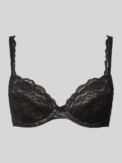 Biustonosz push up z koronki model ‘Cyrile’ Shop The Look MANNEQUINE
