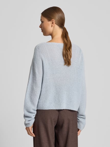 DRYKORN Gebreide pullover van alpacamix, model 'IMENY' Lichtblauw - 5