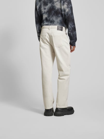 WON HUNDRED Jeansy o kroju relaxed fit z czystej wiskozy Biały 5