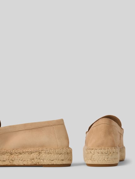 Lauren Ralph Lauren Loafer aus Leder mit Plateausohle Modell 'LUIZE' Sand 2