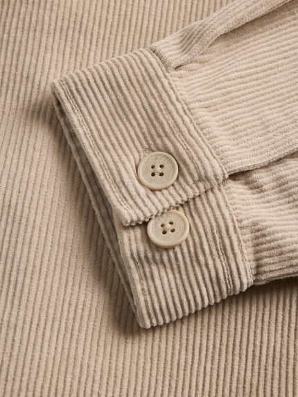 JACK & JONES Bomberjacke mit Cordstruktur Beige 6