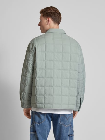 Calvin Klein Jeans Gewatteerd jack met drukknoopsluiting Steengrijs - 5