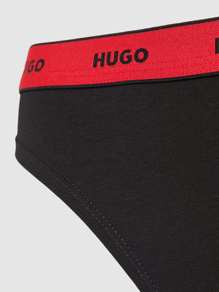 HUGO String mit elastischem Label-Bund Modell 'Carousel' Rot 2