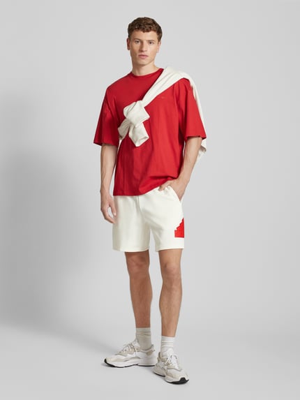 adidas Sportswear Shorts mit elastischem Bund Offwhite 1