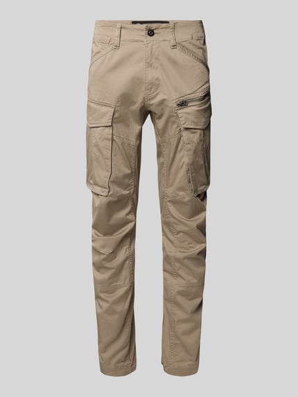 G-Star RAW Regular tapered fit cargobroek met ritszak Taupe - 2
